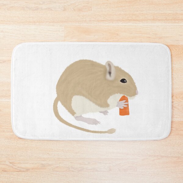 Item preview, Cute golden gerbil eating carrot  designed and sold by Becky-Marie.