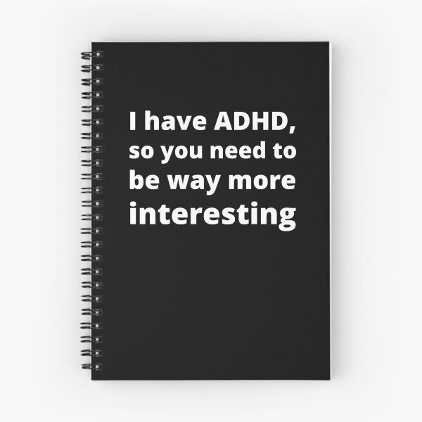 Item preview, ADHD Quote designed and sold by BuraxisQuotes.