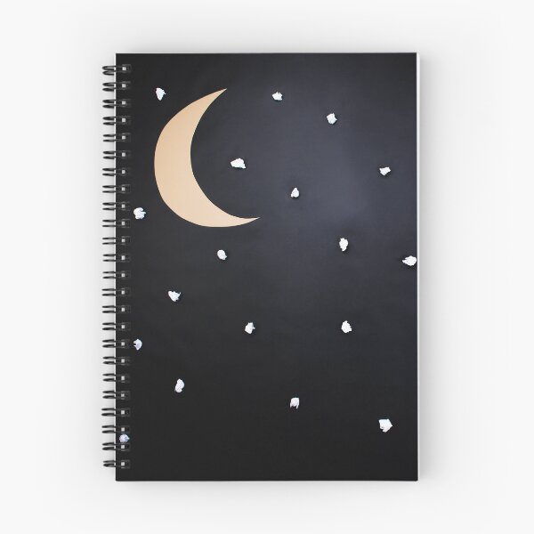 Aperçu de l'œuvre lune et étoiles du ciel nocturne créatif créée et vendue par Pattern1design.
