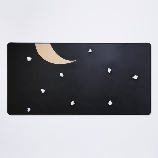Item preview, cielo nocturno creativo luna y estrellas designed and sold by Pattern1design.
