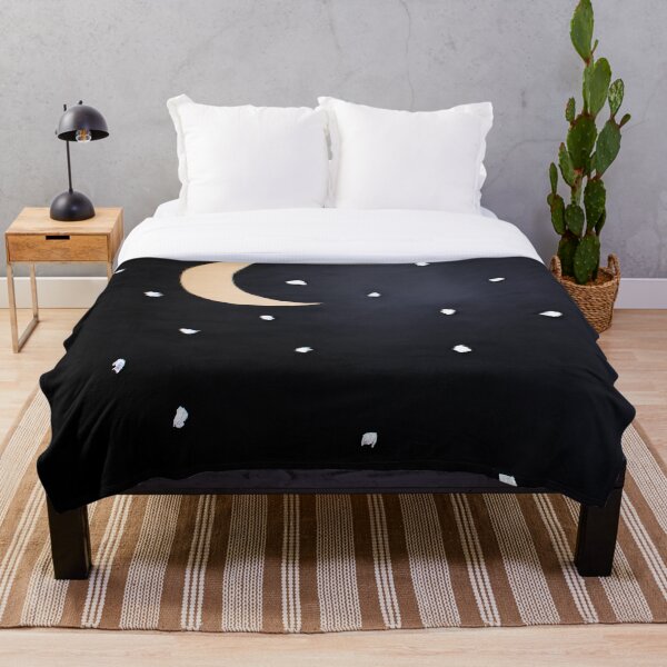 Aperçu de l'œuvre lune et étoiles du ciel nocturne créatif créée et vendue par Pattern1design.