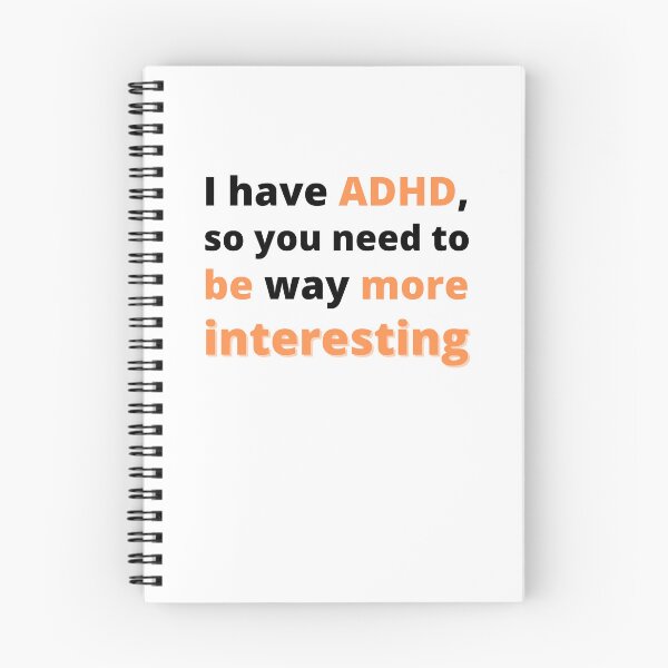 Item preview, ADHD Joke designed and sold by BuraxisQuotes.