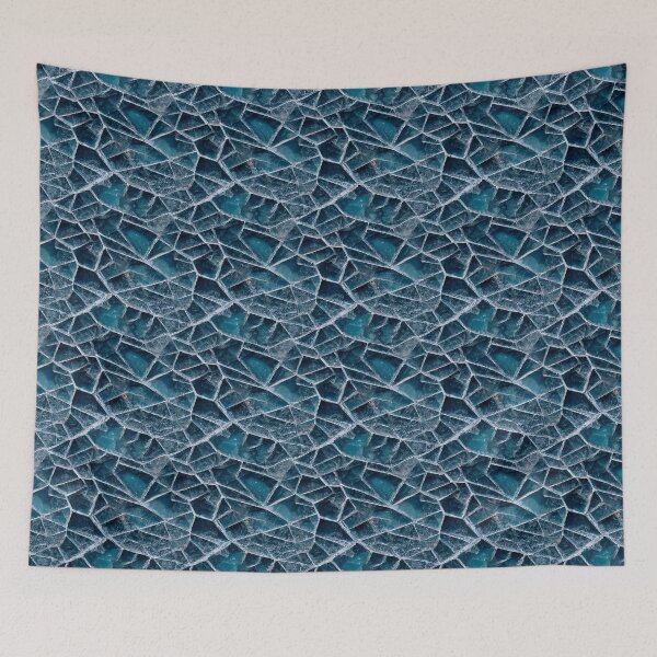 Item preview, Seamless background of beautiful turquoise cracked ice. designed and sold by NadiiaSemyroz.
