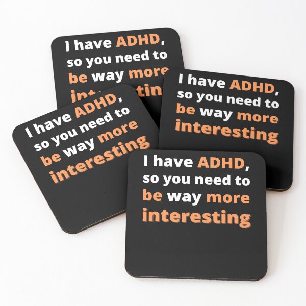 Item preview, ADHD Quote designed and sold by BuraxisQuotes.