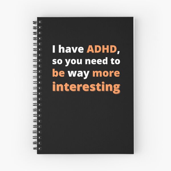 Item preview, ADHD Quote designed and sold by BuraxisQuotes.
