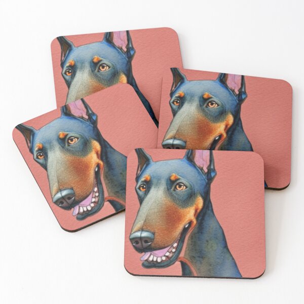 Item preview, Doberman Pinscher Dog Christmas Celebration 2 designed and sold by AnadAA.