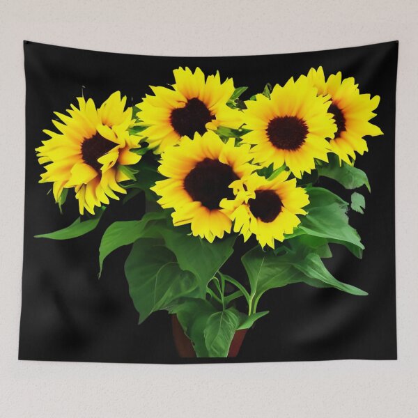 Item preview, Sunny Bright Yellow Sunflowers designed and sold by gramizzia.