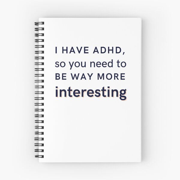 Item preview, ADHD Joke designed and sold by BuraxisQuotes.