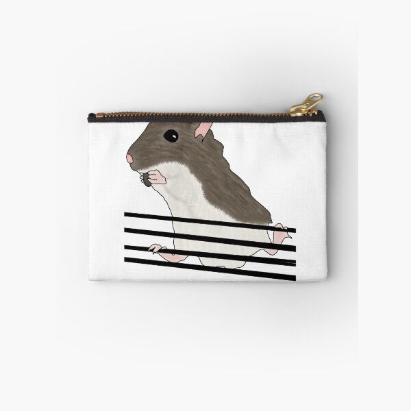 Item preview, Cute brown gerbil eating sunflower seeds  designed and sold by Becky-Marie.