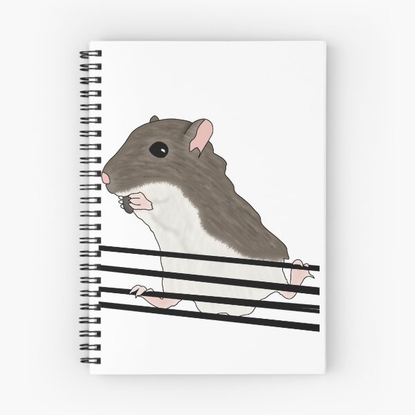 Item preview, Cute brown gerbil eating sunflower seeds  designed and sold by Becky-Marie.