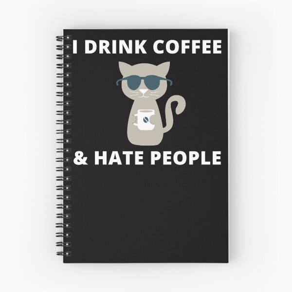 Item preview, I drink coffee and hate people | relatable introvert quotes. | relatable introvert problems. designed and sold by Confusion-Human.