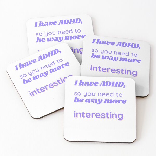 Item preview, ADHD Quote designed and sold by BuraxisQuotes.