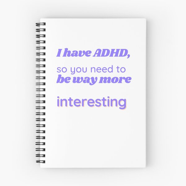 Item preview, ADHD Quote designed and sold by BuraxisQuotes.