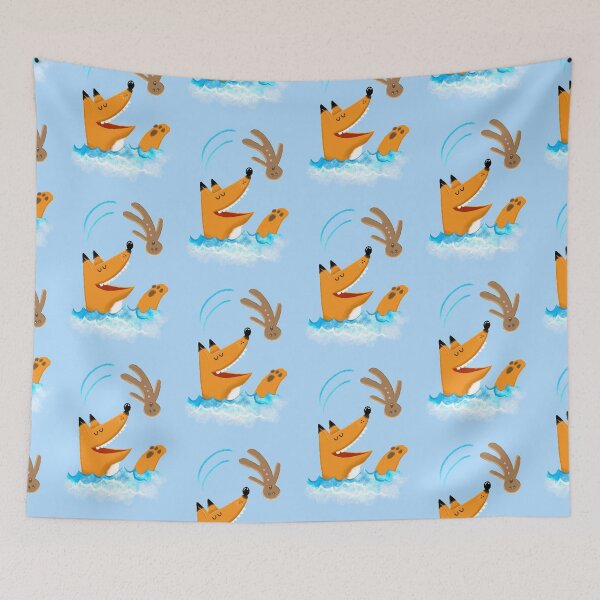 Item preview, The fox and the gingerbread man designed and sold by jasmineberry.