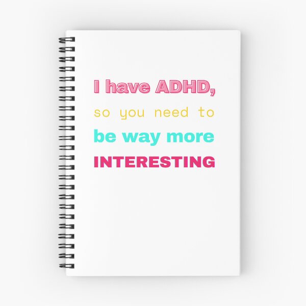 Item preview, ADHD Quote designed and sold by BuraxisQuotes.