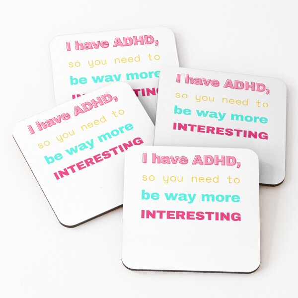Item preview, ADHD Quote designed and sold by BuraxisQuotes.
