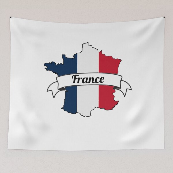 Item preview, France Flag Outline designed and sold by Jilliansshop.