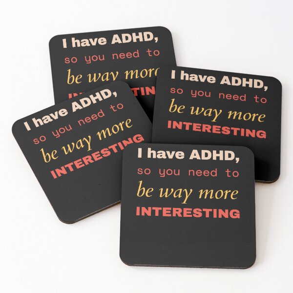 Item preview, ADHD Joke designed and sold by BuraxisQuotes.