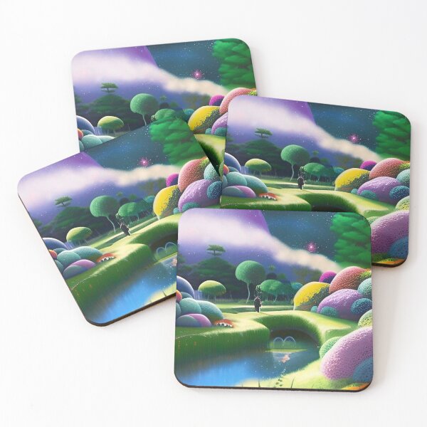 Aperçu de l'œuvre Dreamy Nature Cartoon créée et vendue par VitalDesigner.
