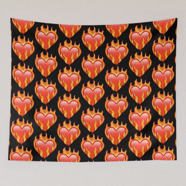Item preview, fire heart emoji designed and sold by anelalexandra.