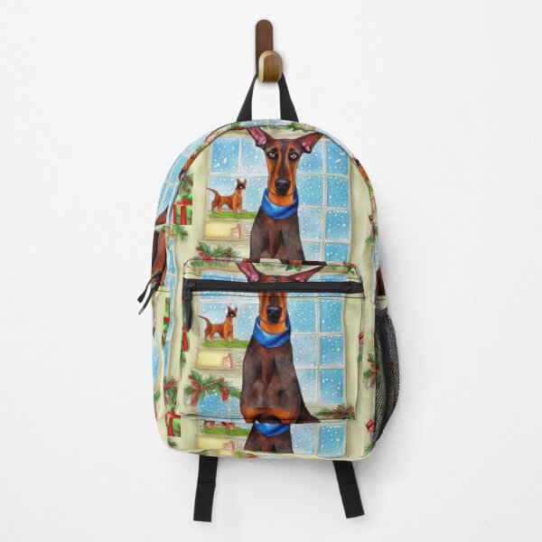 Item preview, Doberman Pinscher Dog Christmas Celebration 3 designed and sold by AnadAA.