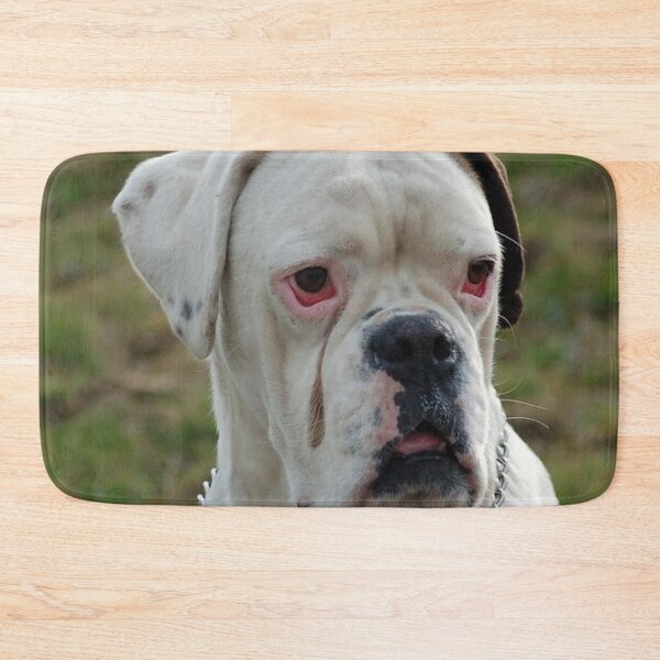 Item preview, Boxer Dog Puppy Curious, White Boxer Dog designed and sold by DesignVertex.