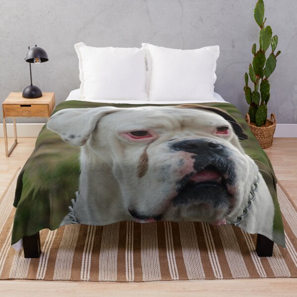 Item preview, Boxer Dog Puppy Curious, White Boxer Dog designed and sold by DesignVertex.