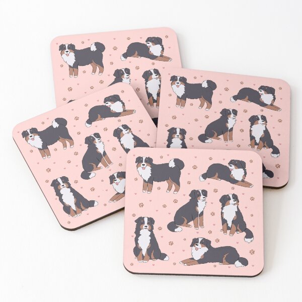 Item preview, Bernese Mountain Dog illustration pattern  designed and sold by Yarafantasyart.