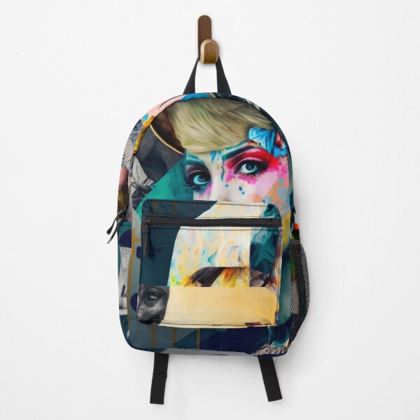 Item preview, Girl with yellow hat, Colorful Graffiti retro fashion designed and sold by vallverduDESIGN.