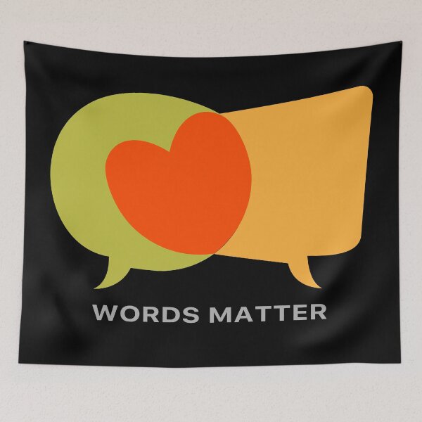 Item preview, words matter designed and sold by Helga Taylor.