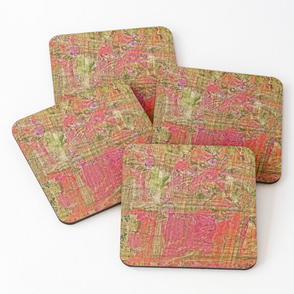 Item preview, The Way The Land Has Changed - Colorful Abstract designed and sold by TheSplitWindow.