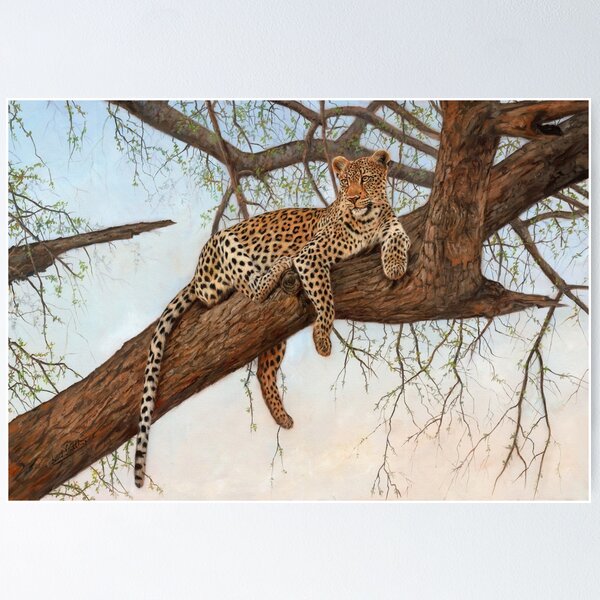 Item preview, Leopard in Tree designed and sold by David Stribbling.