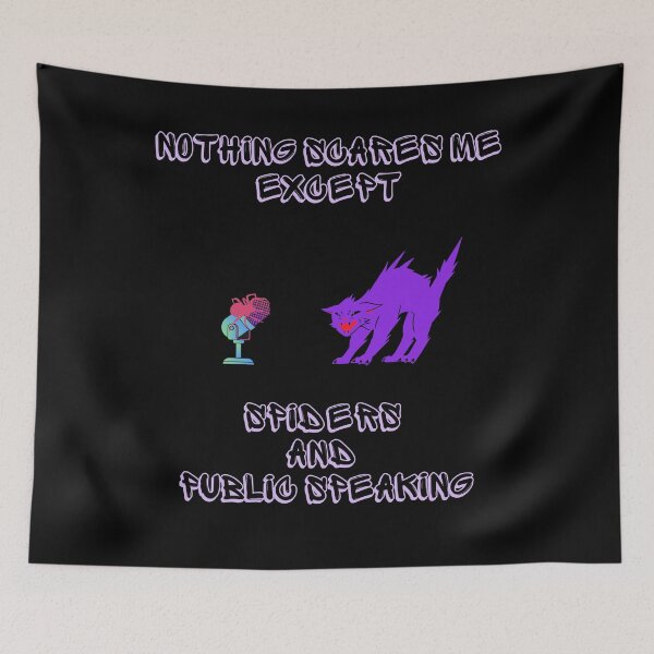 Item preview, Nothing scares me except spiders and public speaking. designed and sold by ConradoBullhead.