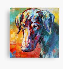 Doberman Canvas Print