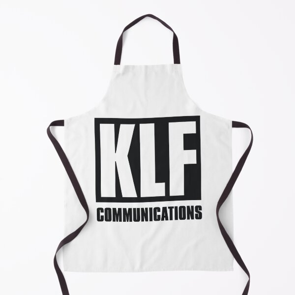 Item preview, KLF Communications (black bg, white letters)      designed and sold by DitsysVintage.