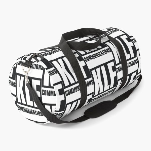 Item preview, KLF Communications (black bg, white letters)      designed and sold by DitsysVintage.