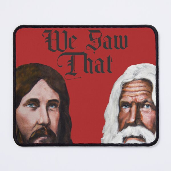 Item preview, We Saw That Santa Jesus Always Watching Staring Design designed and sold by IronicBGear.