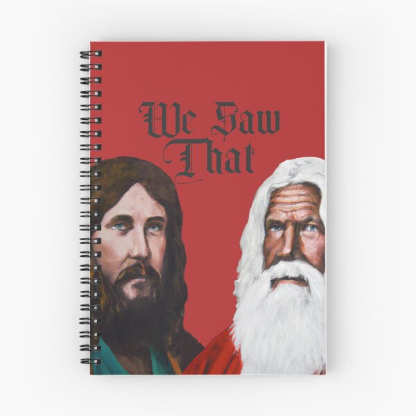 Item preview, We Saw That Santa Jesus Always Watching Staring Design designed and sold by IronicBGear.