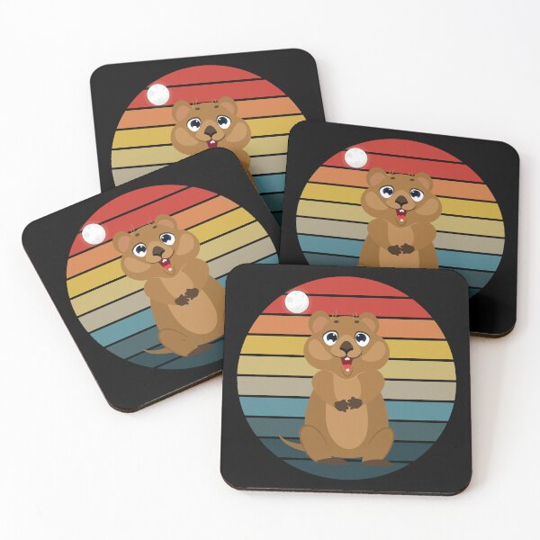 Item preview, Quokka Retro Vintage Moon designed and sold by Mannoucha ⭐⭐⭐⭐⭐ ( 1,978 reviews ).