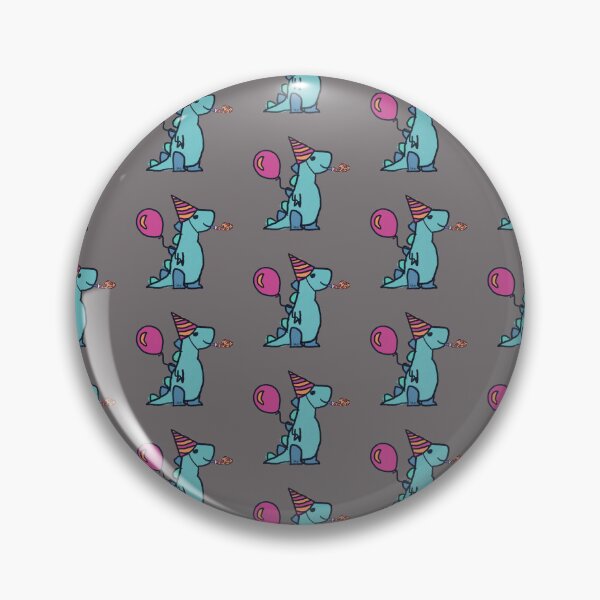 Item preview, Dino party (patterns, gray background) designed and sold by MentaLee.