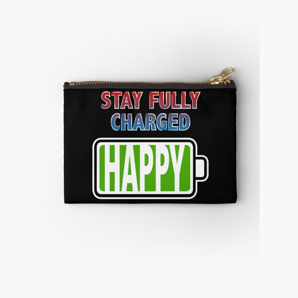 Item preview, Stay Fully Charged - Happy designed and sold by Moodific.