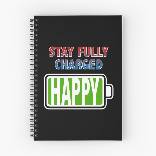 Item preview, Stay Fully Charged - Happy designed and sold by Moodific.