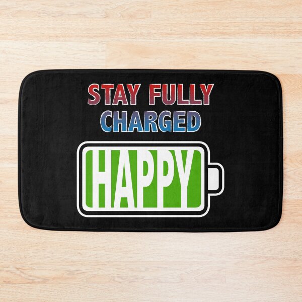Item preview, Stay Fully Charged - Happy designed and sold by Moodific.
