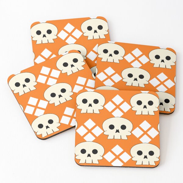 Item preview, Orange Skull Argyle designed and sold by 01rleary83.