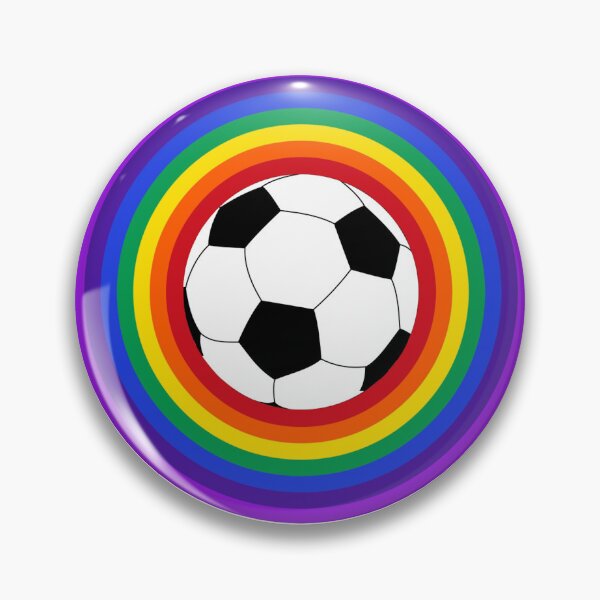 Item preview, LGBTQ Gay Pride Football Soccer Fan  designed and sold by The Junto Shop.