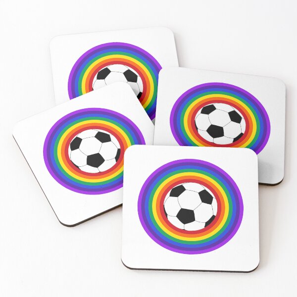 Item preview, LGBTQ Gay Pride Football Soccer Fan  designed and sold by The Junto Shop.