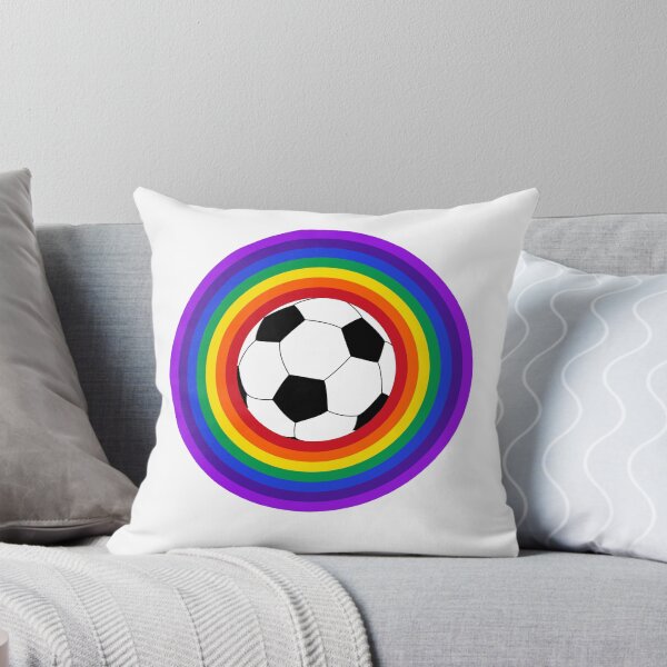 Item preview, LGBTQ Gay Pride Football Soccer Fan  designed and sold by The Junto Shop.