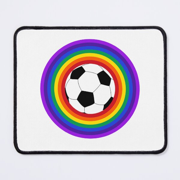 Item preview, LGBTQ Gay Pride Football Soccer Fan designed and sold by The Junto Shop.