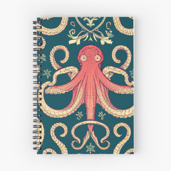 Item preview, Vintage style octopus pattern designed and sold by Bakesales.