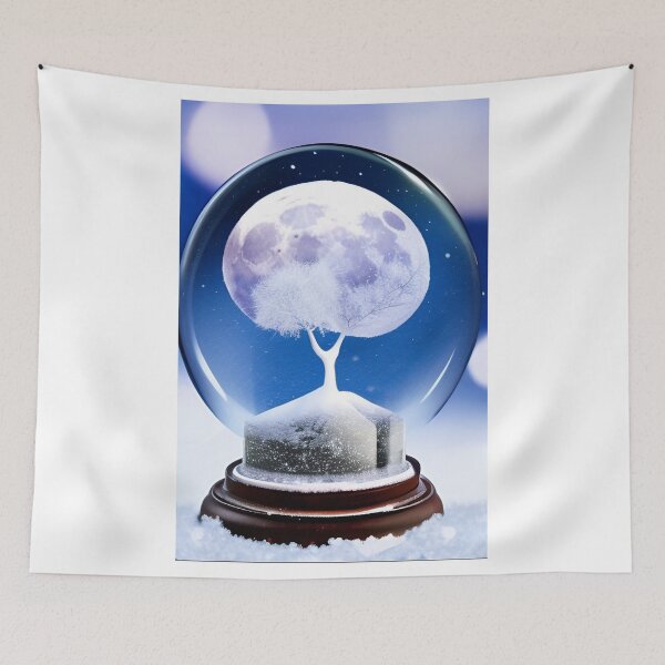 Item preview, Snow Globe moon tree designed and sold by zorropriest.